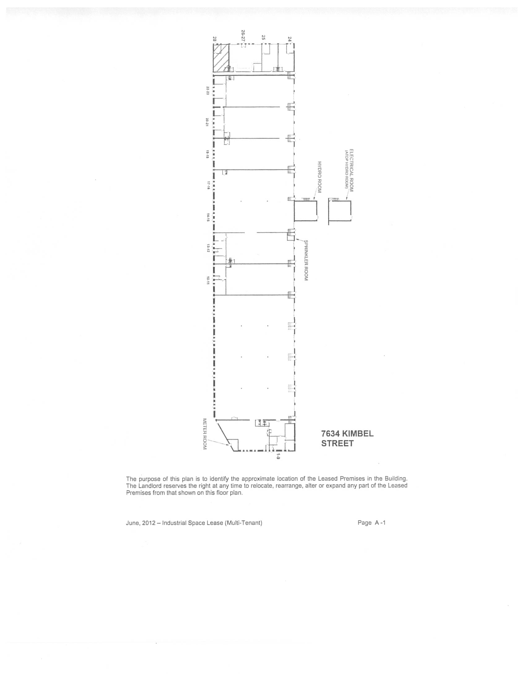 7634 kimbel street site plan